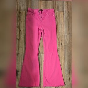 Judy Blue Pink Flare Jeans